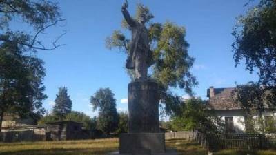 На Житомирщине активисты нашли два недемонтованные памятники Ленину