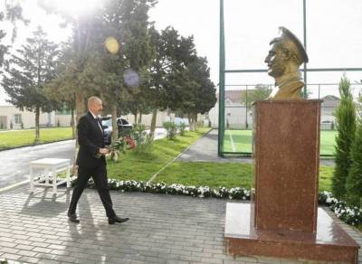 Президент открыл школу имени Национального героя Альберта Агарунова