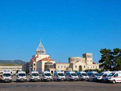 Президент Арцаха поблагодарил правительство Армении за 7 машин скорой помощи и 3 реанимобиля