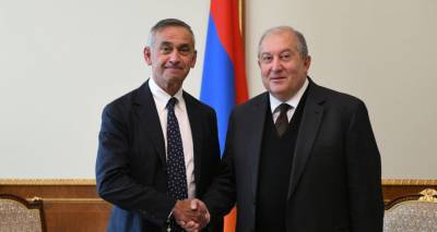 Президент Армении встретился с лордом-армянином Ара Дарзи