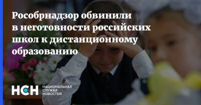 Рособрнадзор обвинили в неготовности российских школ к дистанционному образованию