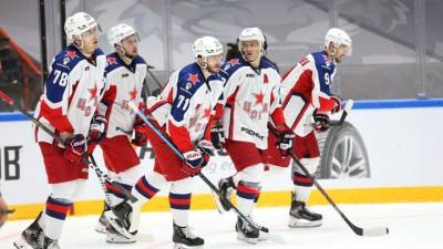 Хоккеисты ЦСКА дожали "Барыс" в серии буллитов