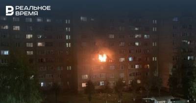 Пожар в многоэтажке Нижнекамска потушили