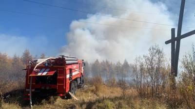 В Магаданской области произошел пожар из-за фейерверка