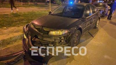 В Киеве произошла авария с участием восьми автомобилей