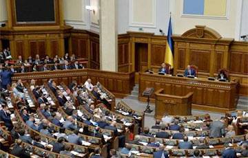 Верховная Рада Украины поддержала введение санкций против режима Лукашенко