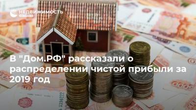 В "Дом.РФ" рассказали о распределении чистой прибыли за 2019 год