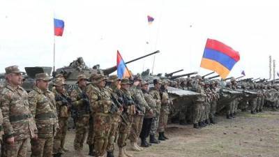 В Армении проходят совместные российско-армянские батальонные тактические учения
