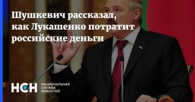 Шушкевич рассказал, как Лукашенко потратит российские деньги