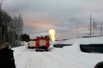 В Нацполиции рассказали, почему взорвался газопровод под Киевом