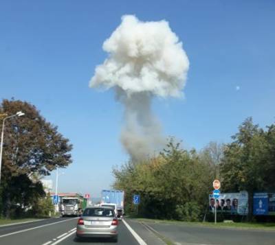 В Чехии взорвался склад боеприпасов