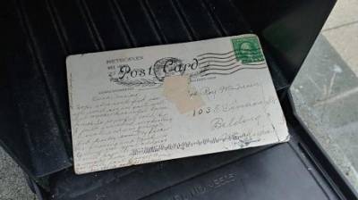 В США женщина получила загадочную открытку, отправленную 100 лет назад