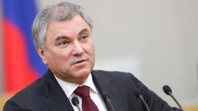 Володин заявил, что Россия не позволит Западу вмешиваться в дела Белоруссии