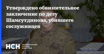 Утверждено обвинительное заключение по делу Шамсутдинова, убившего сослуживцев