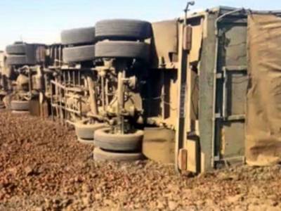 В Херсонской области перевернулся грузовик с помидорами: водитель погиб на месте
