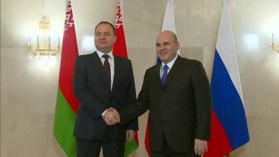 Главы правительств Белоруссии и России обсудили реализацию договоренностей президентов