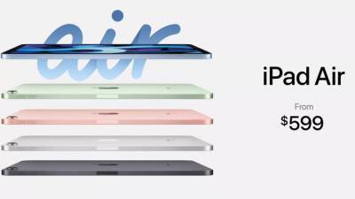 Apple показала новый планшет iPad Air в дизайне iPad Pro