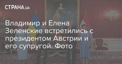 Владимир и Елена Зеленские встретились с президентом Австрии и его супругой. Фото