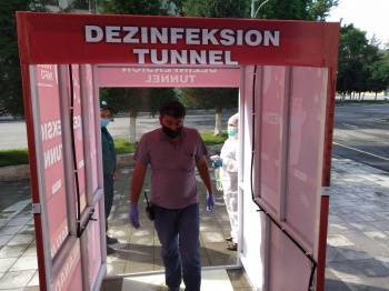 В Узбекистане запретили использование дезинфекционных туннелей – Минздрав