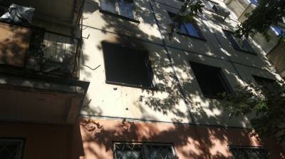 В Минске во время пожара спасли мужчину