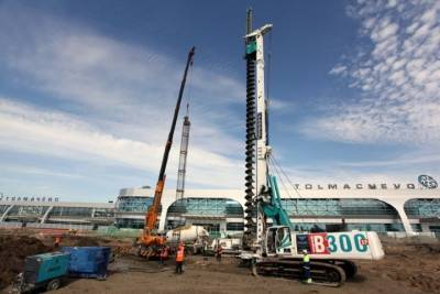 Строительство нового терминала аэропорта Толмачёво начали в Новосибирске