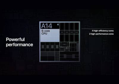 Подробнее о 5-нм SoC Apple A14 Bionic, содержащей 11,8 млрд транзисторов