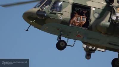 Экипажи вертолетов Ми-8АМТШ "Терминатор" отработали спасение летчиков