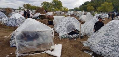 В палаточном лагере близ Самары скопилось более 4 тыс. узбекских мигрантов