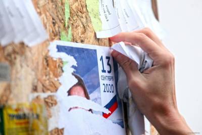 Молодые парламентарии очистили псковские дворы от предвыборной агитации
