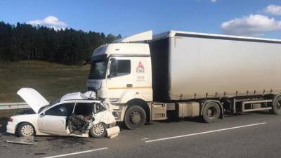 В ДТП с грузовиком в Аларском районе Иркутской области погиб человек