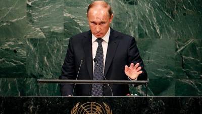 Обращение Владимира Путина к Генассамблее ООН может состояться 22 сентября 2020 года