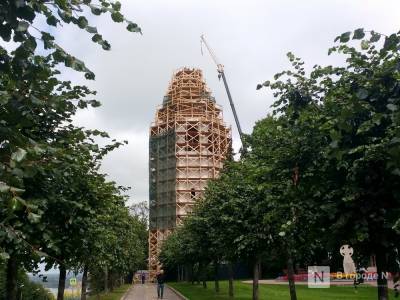 Крест и купол колокольни в нижегородском Кремле освятят 17 сентября
