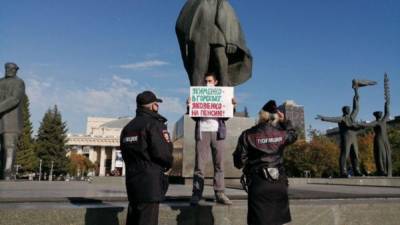 В Новосибирске проходят акции против фальсификаций на выборах