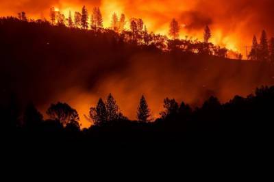 Дым от масштабных пожаров в Калифорнии достиг Европы: фото со спутника