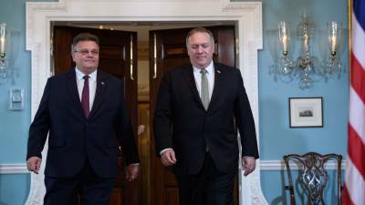 Помпео обсудил вопросы безопасности с министром иностранных дел Литвы