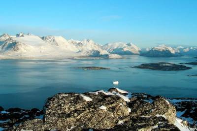 В Гренландии от ледника откололся и сошёл в море блок размером с Париж