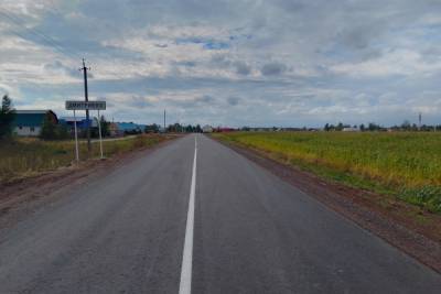 В Рязанской области завершили ремонт дороги раньше срока
