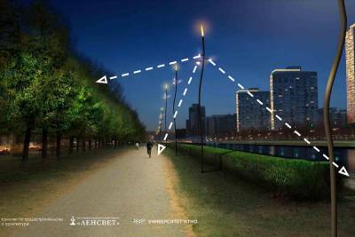 Подсветку на Новосмоленской набережной сделают в 2021 году