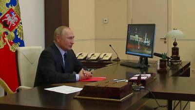 В режиме видеоконференции президент провел совещание с постоянными членами Совета Безопасности РФ