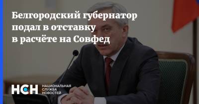 Белгородский губернатор подал в отставку в расчёте на Совфед