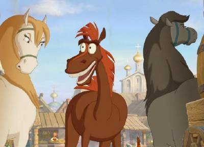 Конь Алеши Поповича влюбился: зимой выйдет новый мультфильм про трех богатырей