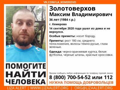 Волонтёры просят помочь в поисках пропавшего жителя Кемерова