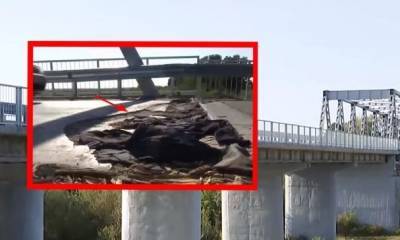 В Ровенской области на мост потратили больше 13 млн грн, но ямы заделали старыми тряпками
