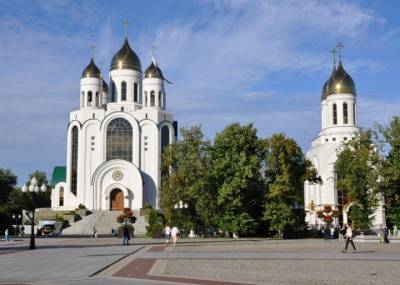 Мывшие обувь в святом источнике храма в Калининграде оказались военнослужащими