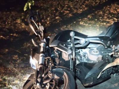 На Теремках в Киеве похититель мотоцикла устроил гонки с полицией
