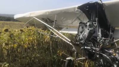 Легкомоторный самолёт совершил жёсткую посадку под Ульяновском
