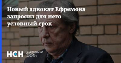 Новый адвокат Ефремова запросил для него условный срок