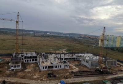 Программа "Стимул": в Янино идёт строительство новой школы