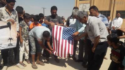 Жители сирийской Хасаки выступили против оккупации США и Турции