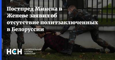 Постпред Минска в Женеве заявил об отсутствие политзаключенных в Белоруссии